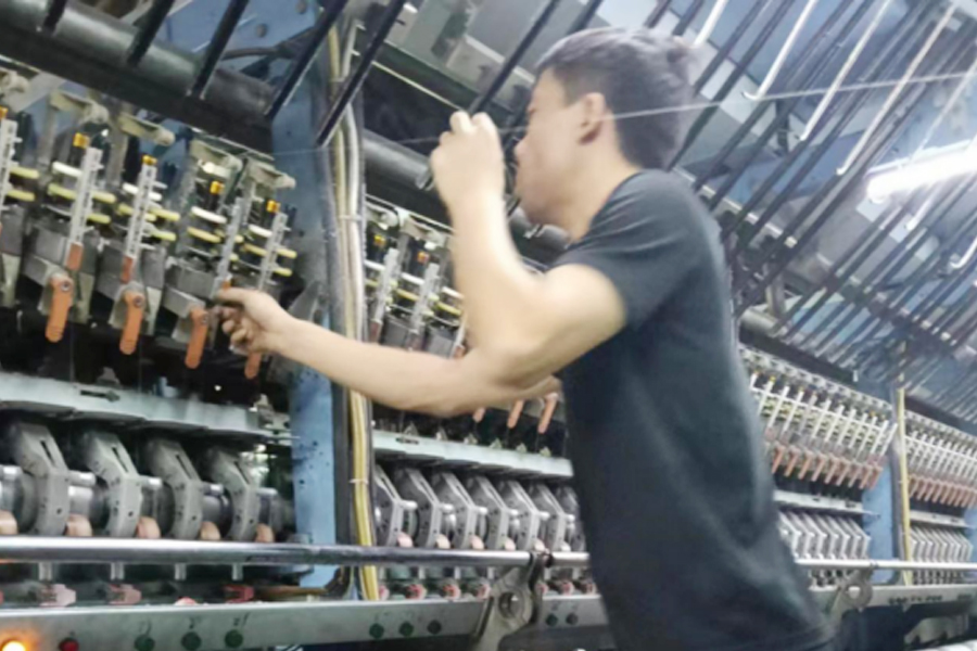 DTY-Produktionsbereich