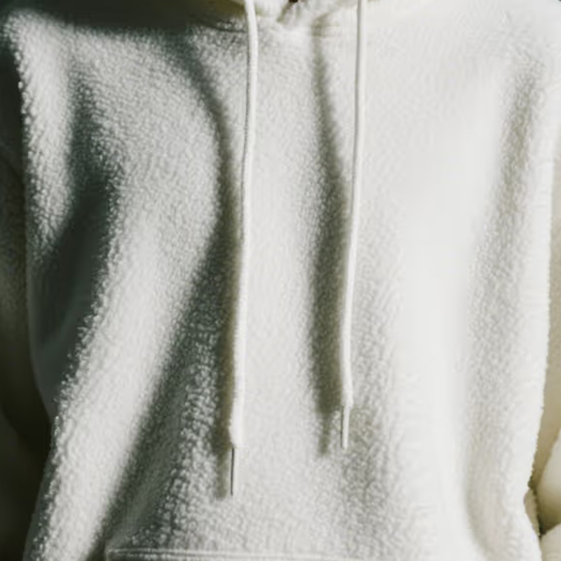 Anti-Falten-Sweatshirt aus Baumwollimitat