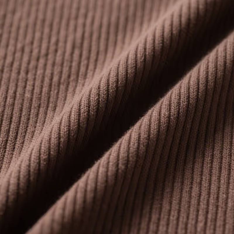 1*1 gerippter Samtstoff