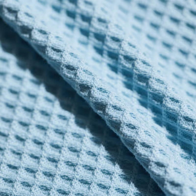 Waffelgestrickte Komfortstoffe